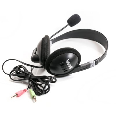 iggual PSI09001 headphones/headset Wired Head-band Gaming Black, Grey