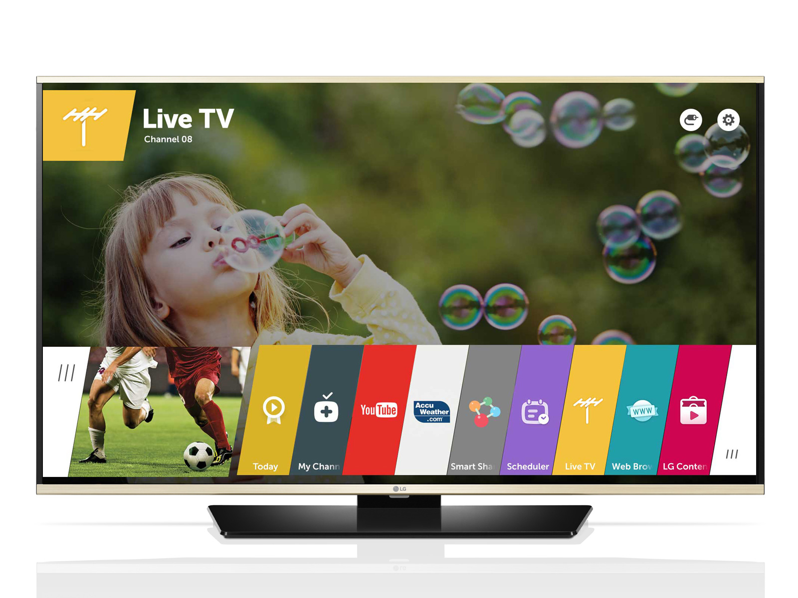 LG 55LF631V TV 139.7 cm (55") Full HD Smart TV Wi-Fi Gold – image 1