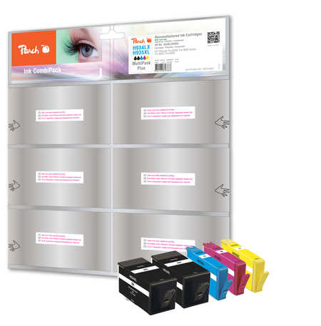 Peach 319492 ink cartridge Black, Cyan, Magenta, Yellow