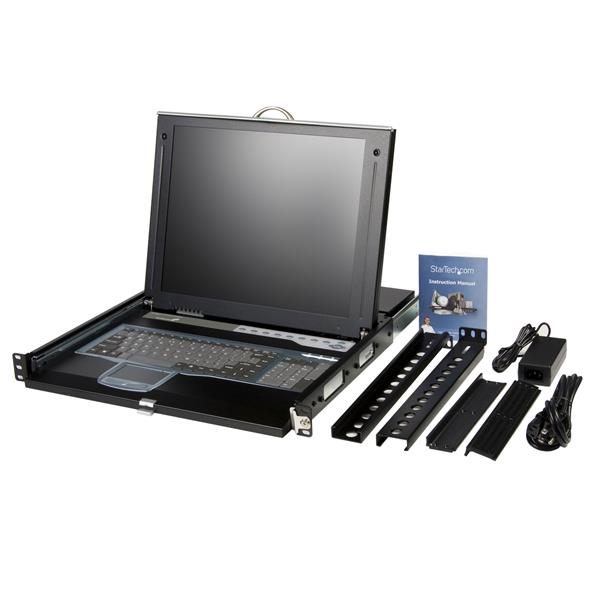 StarTech.com 1U 17" Rackmount LCD Console with Integrated 16 Port IP KVM Switch – image 5