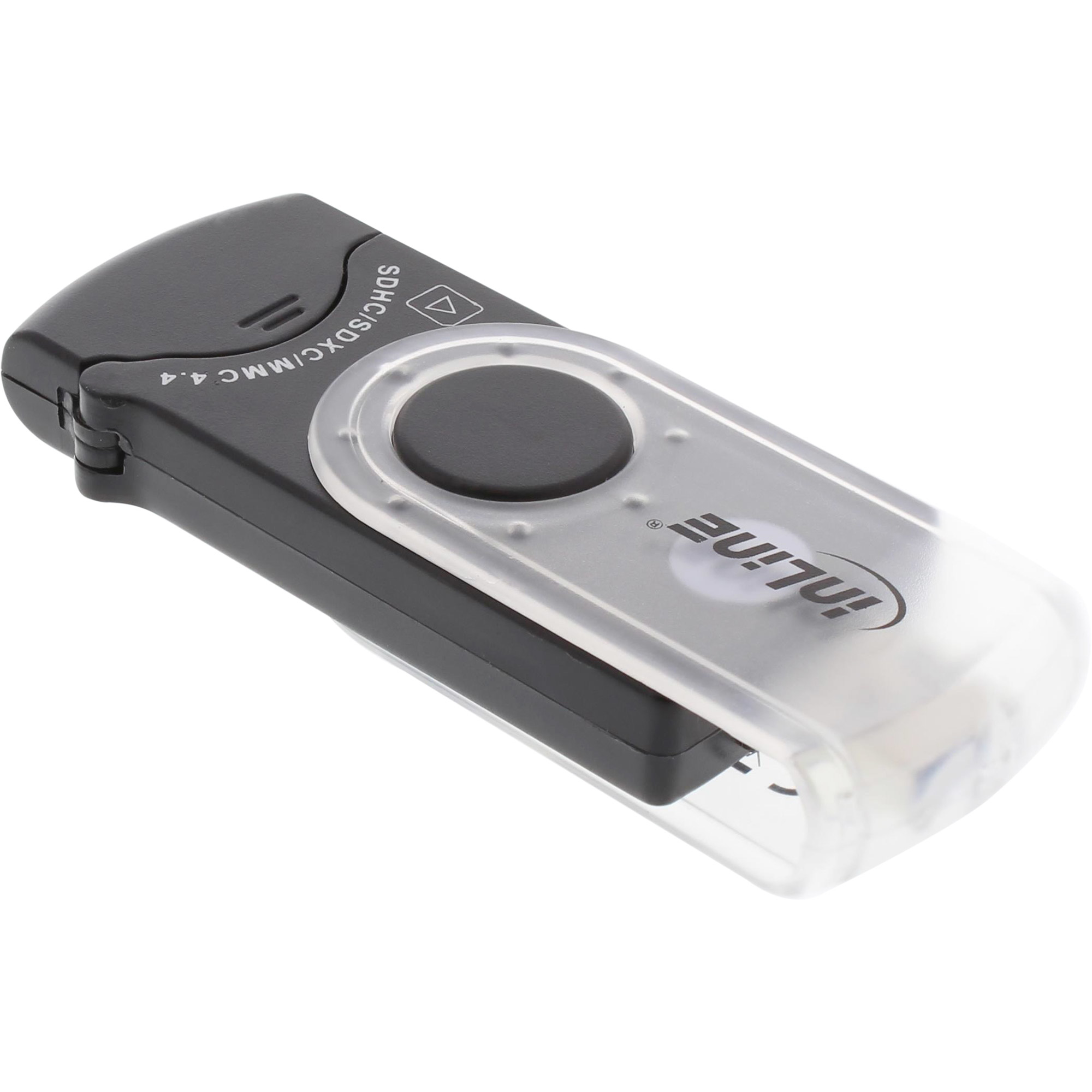 InLine USB 3.0 Mobile Card Reader with 2 Slots for SD SDHC SDXC microSD – image 3