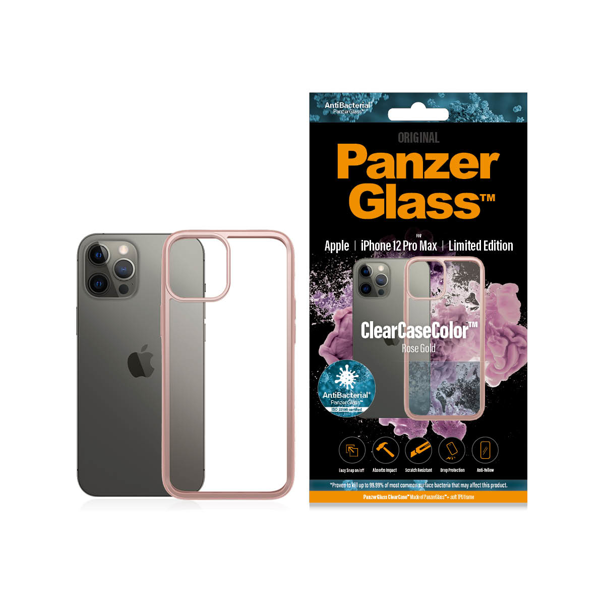 PanzerGlass ® ClearCaseColor™ iPhone 12 Pro Max - Rose Gold Limited Edition – image 4