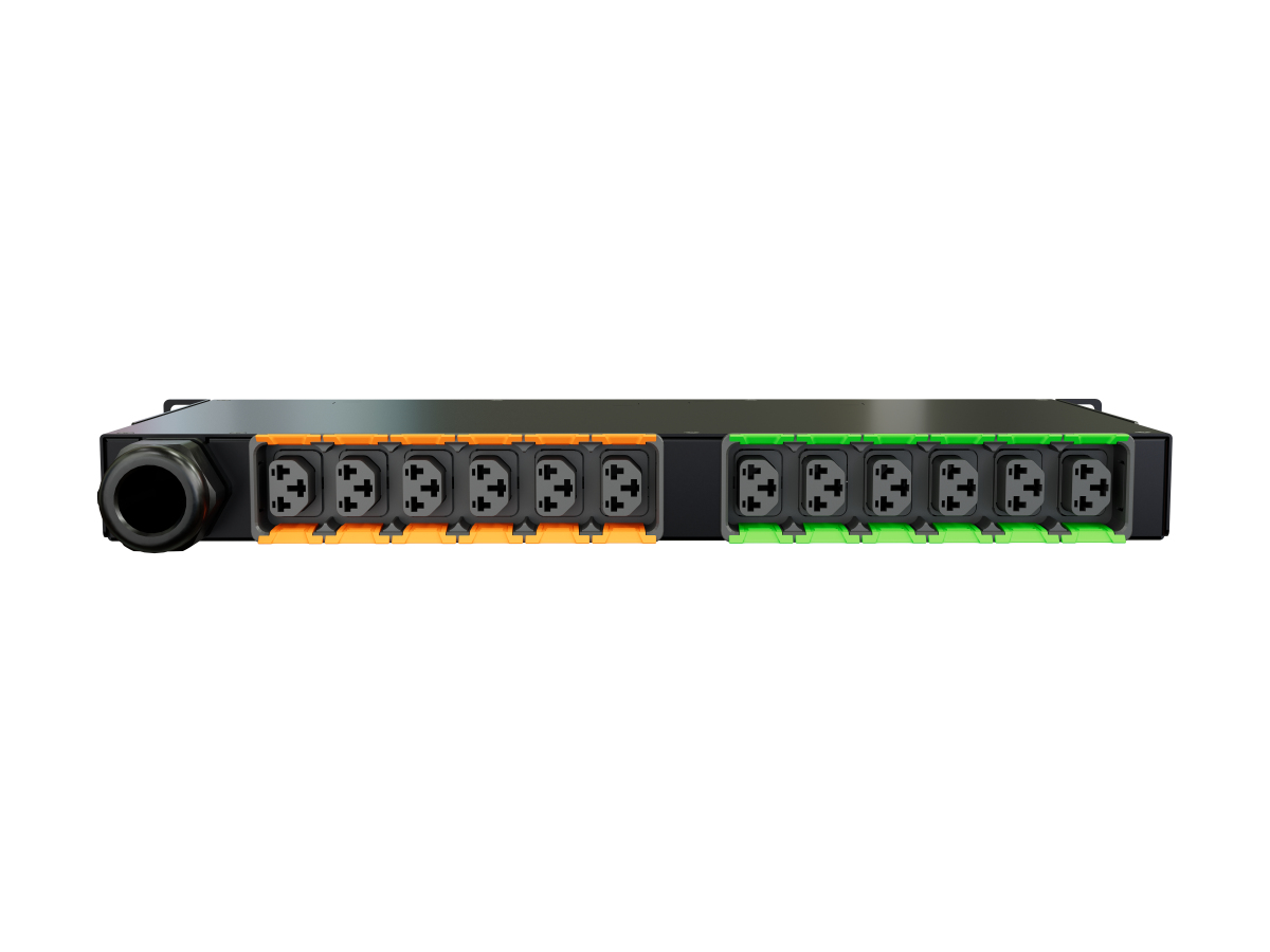 Vertiv MN00X1R1-16MCQ9-3TL14A0A10-S power distribution unit (PDU) 16 AC outlet(s) 1U Black – image 2
