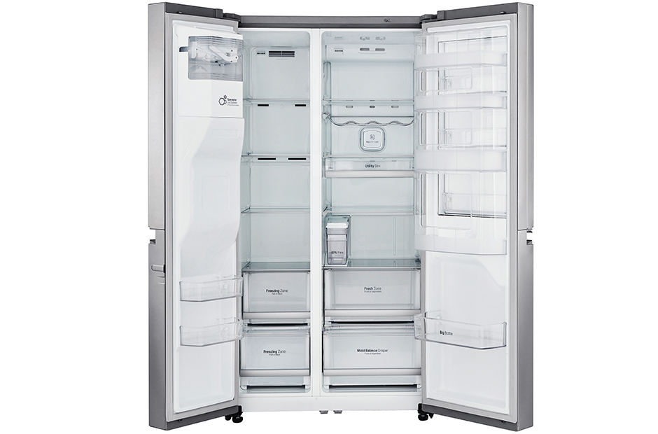 LG GSJ961NEBZ side-by-side refrigerator Freestanding – image 2