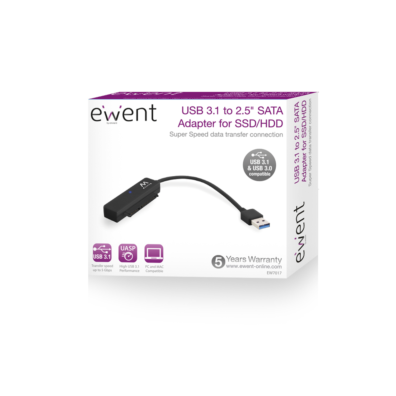Ewent EW7017 interface cards/adapter SATA – image 3
