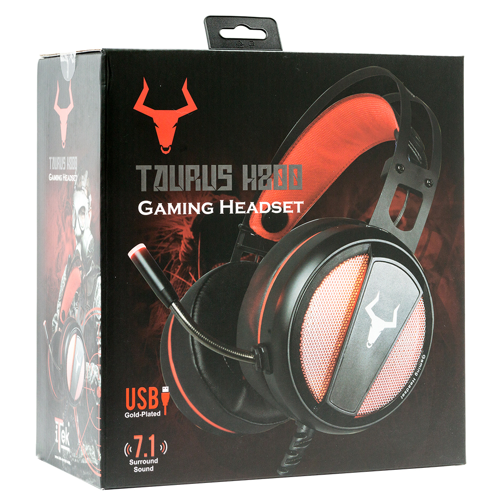 itek ITHH800 headphones/headset Wired Head-band Gaming Black – image 2