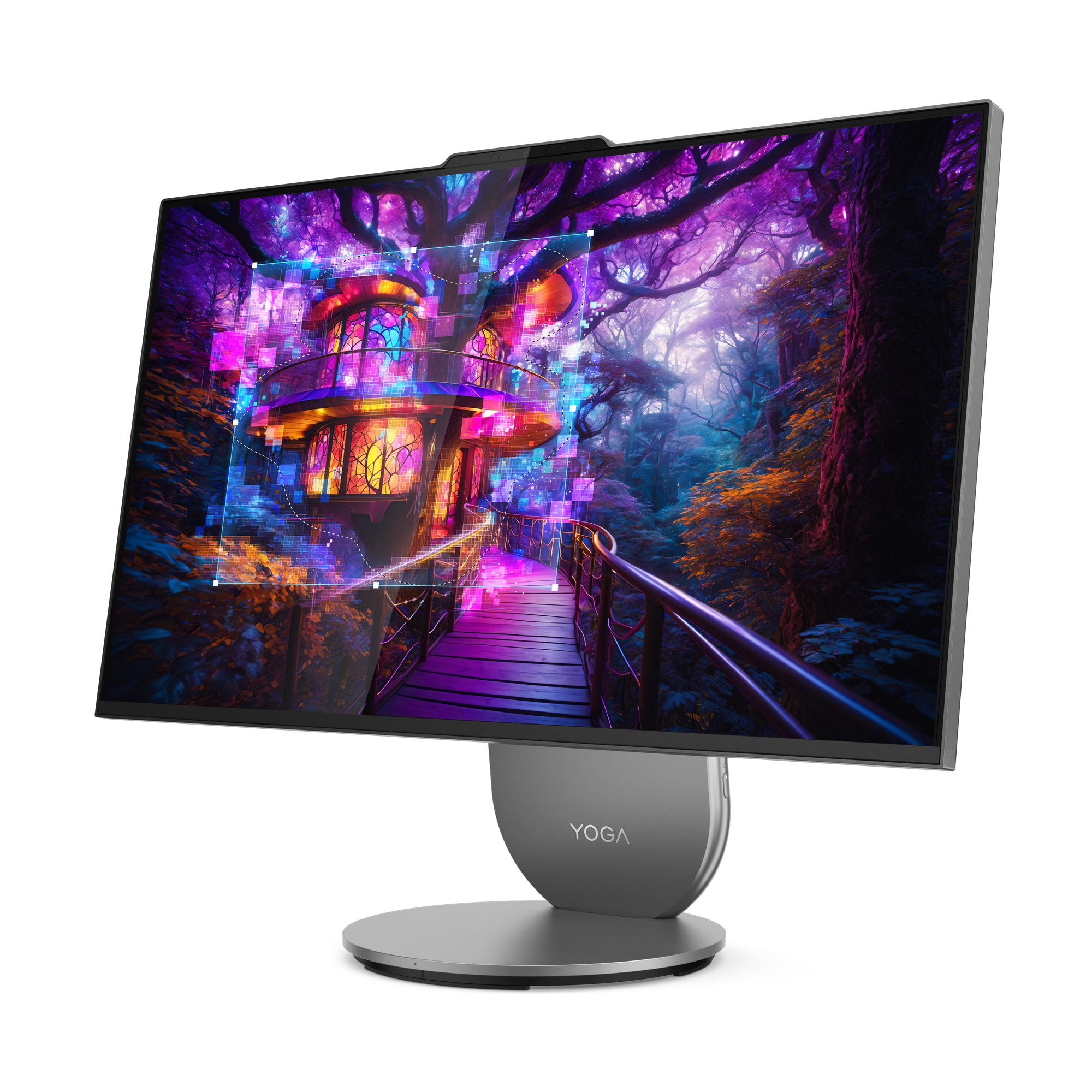 Lenovo Yoga AIO 27IAH10 Intel Core Ultra 5 125H 68.6 cm (27″) 2560 x 1440 pixels Touchscreen All-in-One PC 16 GB LPDDR5x-SDRAM 512 GB SSD Windows 11 Home Wi-Fi 7 (802.11be) Grey image 2