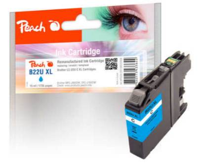Peach 320068 ink cartridge Compatible High (XL) Yield Cyan