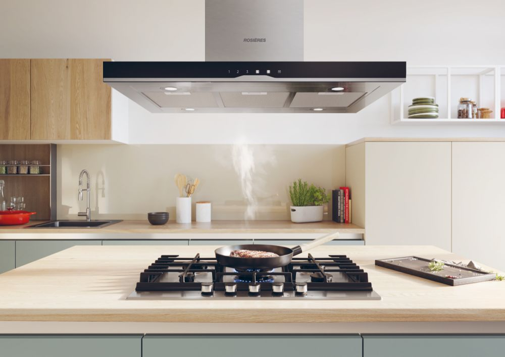 Rosieres RTSI9CBK5XWIFI Island Black, Stainless steel 618 m³/h – image 4