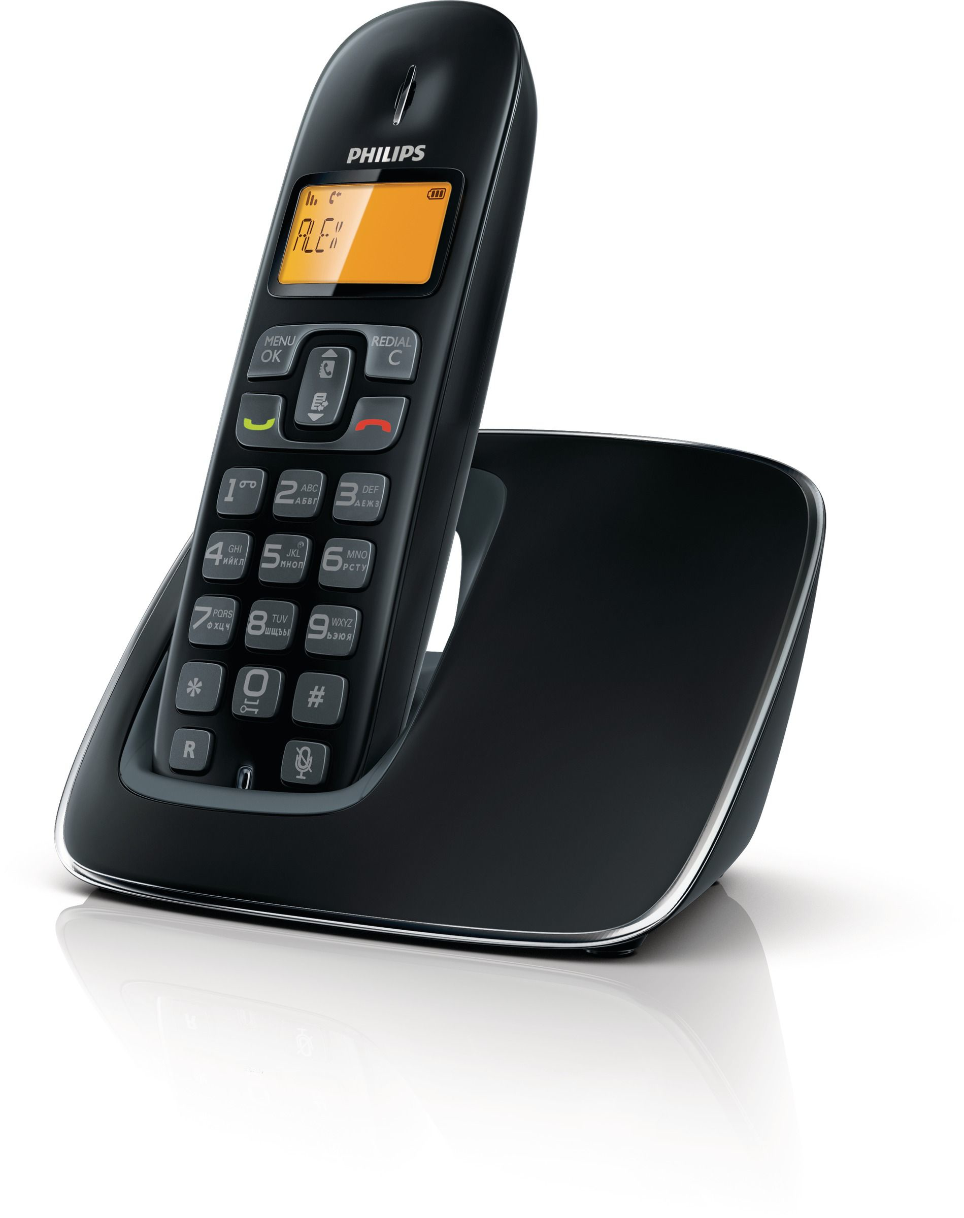 Philips BeNear CD1901B/51 telephone DECT telephone Caller ID Black