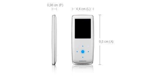 Samsung S3 Audio Player 4GB White – image 2
