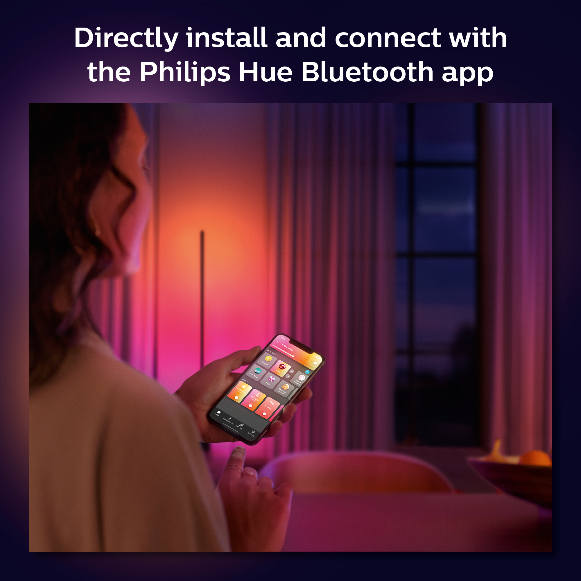 Philips by Signify Philips Hue White and colour ambience Signe gradient table lamp – image 9
