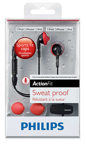 Philips SHQ1017GY Headset Wired In-ear Sports Black, Orange – image 7