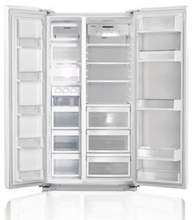 LG GS5263SWGV side-by-side refrigerator Freestanding White – image 2