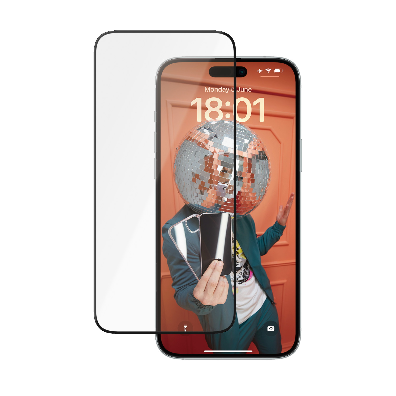 PanzerGlass ® Ceramic Protection for iPhone 15 Plus | Ultra-Wide Fit w. EasyAligner Clear screen protector Apple 1 pc(s)