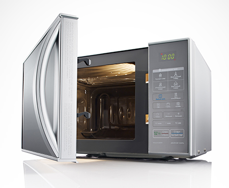 LG MG-6343BMR microwave Silver Countertop – image 2