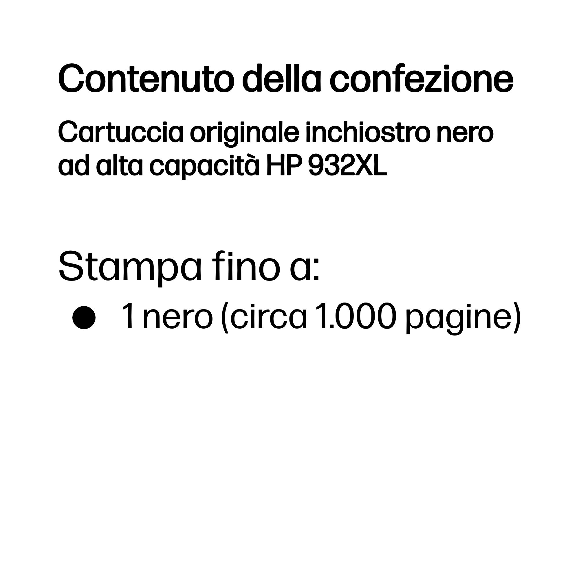 HP 932XL High Yield Black Original Ink Cartridge - Ink - [K] - per HP OfficeJet 6100, 6600 series - Miniatura 3
