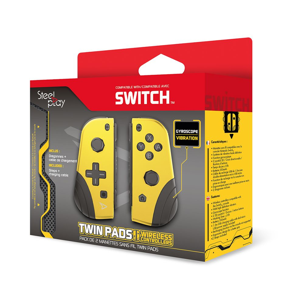 Steelplay JVASWI00081 Gaming Controller Black, Yellow Gamepad Analogue / Digital Nintendo Switch – image 4