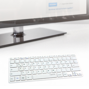 LogiLink ID0111 keyboard Bluetooth White – image 4
