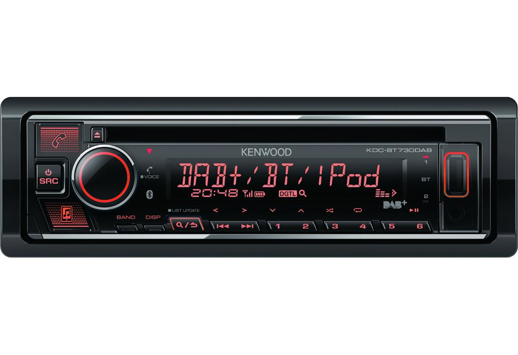 Kenwood KDC-BT730DAB car media receiver Black – image 4