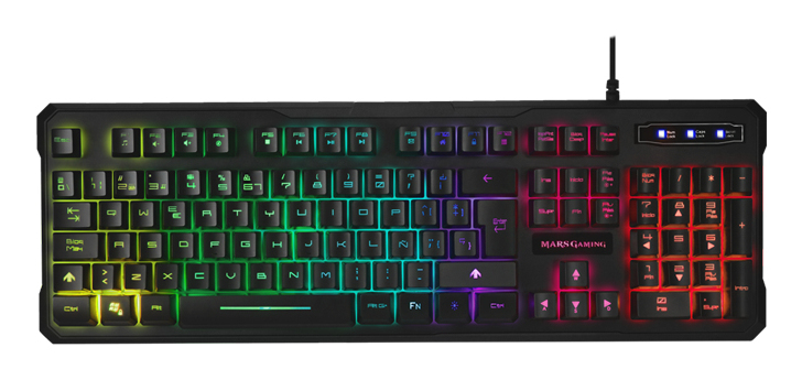 Mars Gaming MK218 keyboard USB QWERTY Russian Black – image 9