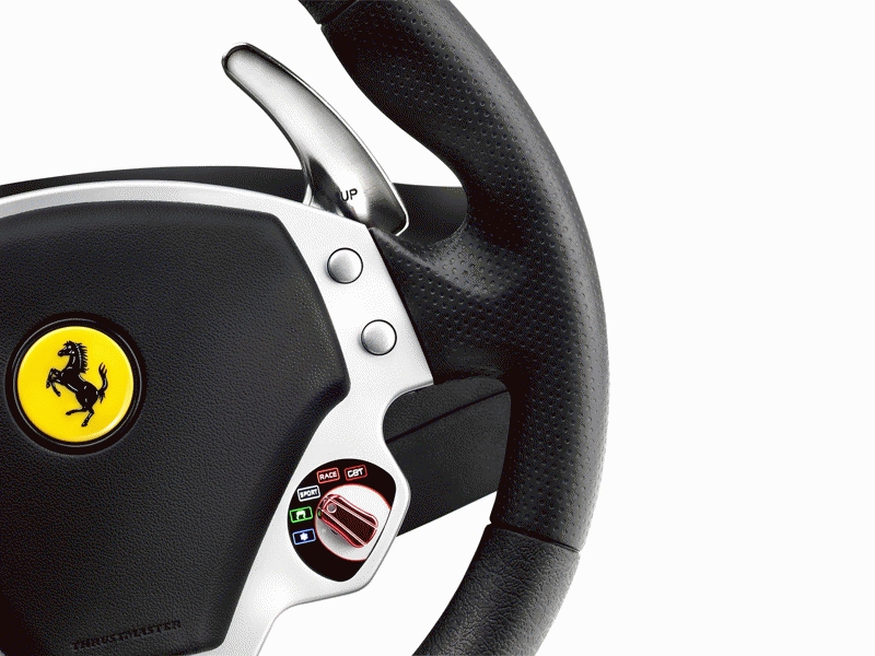 Thrustmaster Ferrari F430 Force Feedback Racing Wheel PC – image 4