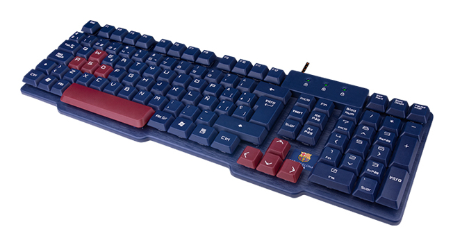 Mars Gaming MCPCHAMPIONBC keyboard Mouse included USB QWERTY Spanish Bordeaux, Navy – image 6
