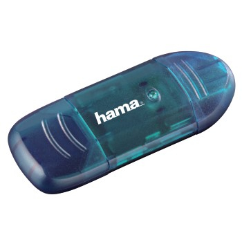 Hama 114730 card reader USB 2.0 Blue
