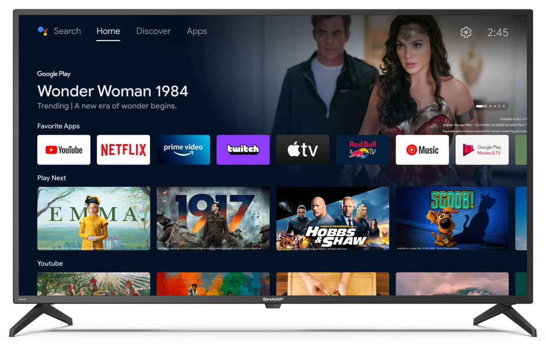 Sharp 40FI2EA TV 101.6 cm (40") Full HD Smart TV Wi-Fi Black – image 2