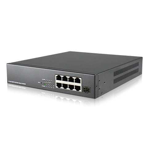 ICY BOX IB-POE20908-S8 Gigabit Ethernet (10/100/1000) Power over Ethernet (PoE) Black – image 1