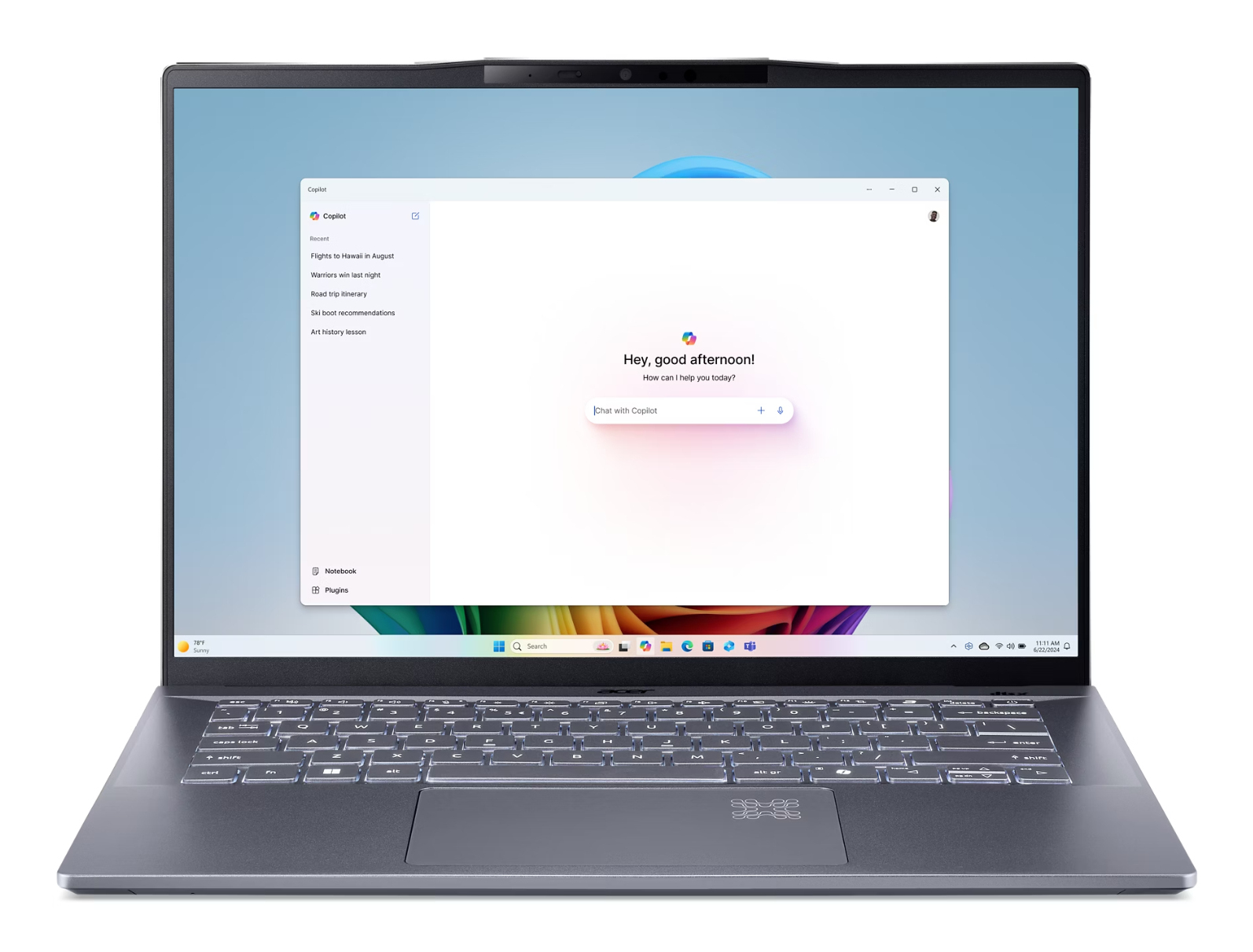 Acer Swift 14 AI SF14-11-X5DB Snapdragon X1P-64-100 Laptop – image 2