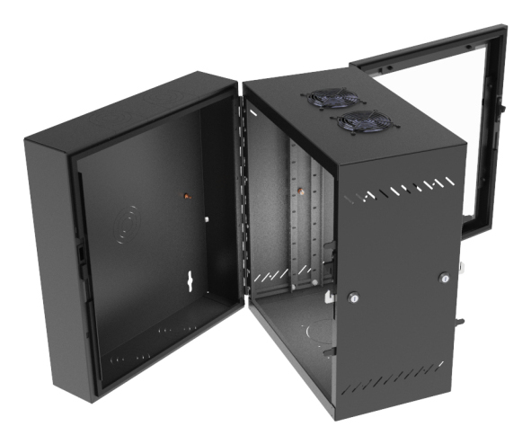 Vertiv GL2418WMP-B-AF rack cabinet 12U Wall mounted rack Black – image 4