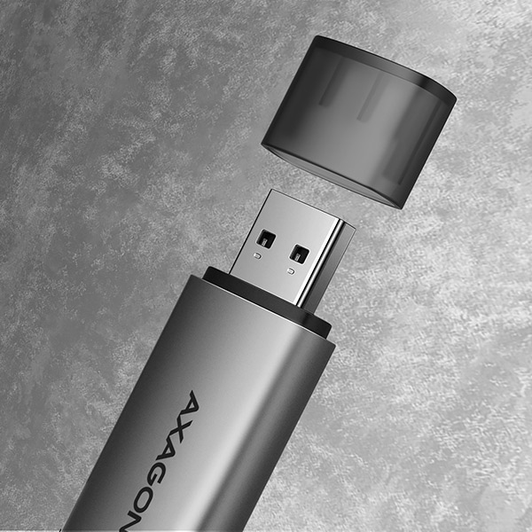 Axagon CRE-SAC SuperSpeed USB-C+USB-A card reader 5 Gbps – image 9