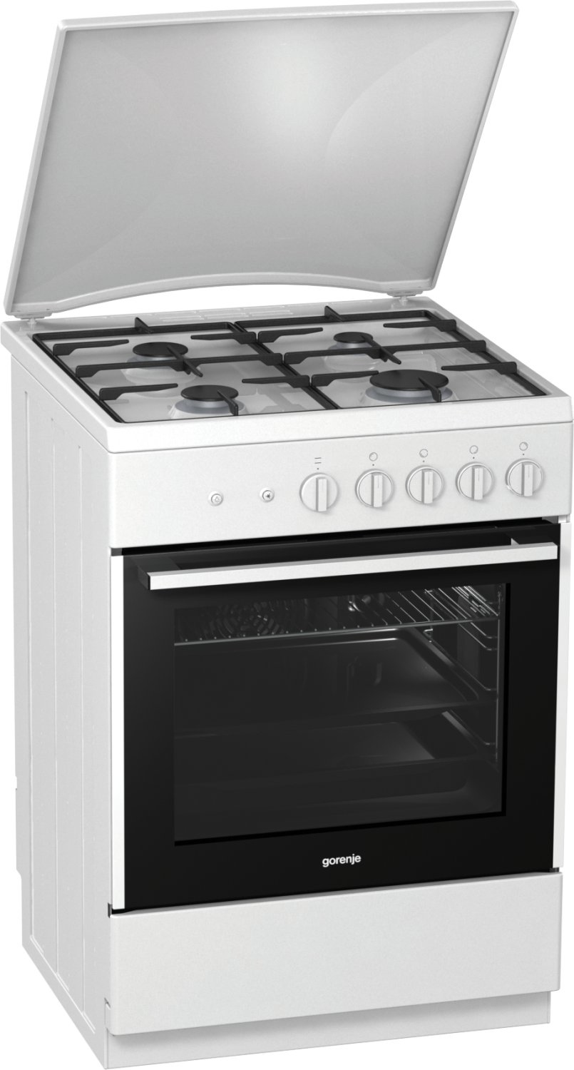 Gorenje G611E10WKA Freestanding cooker Electric/Gas Gas White