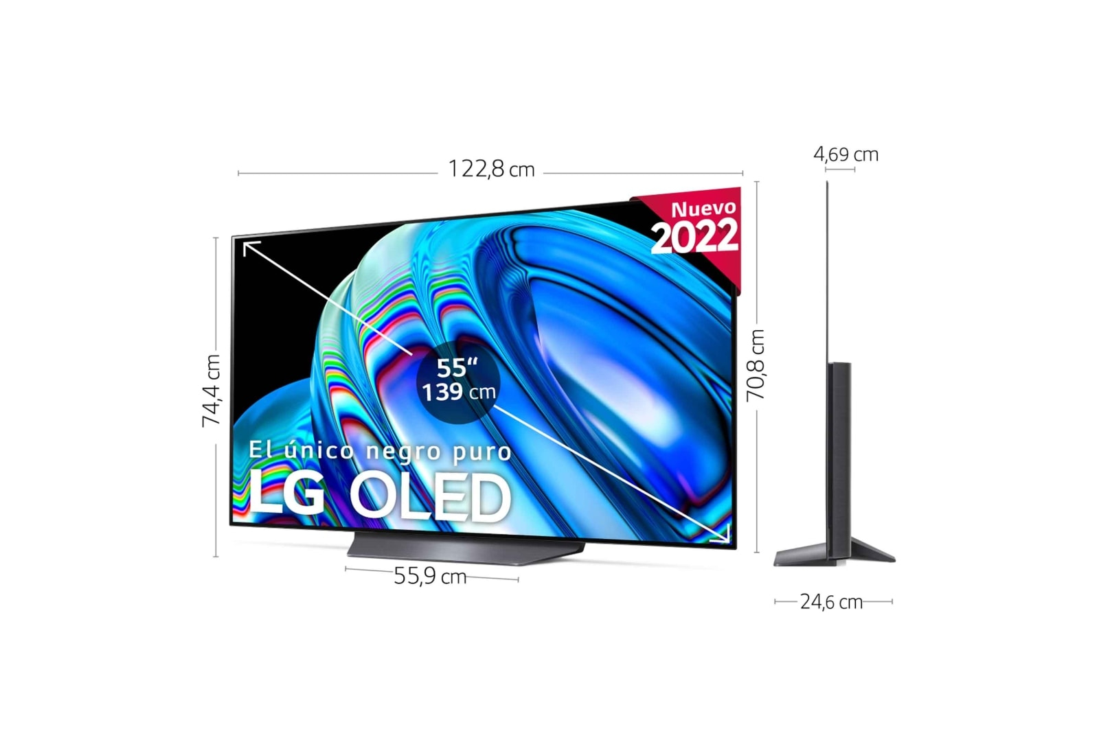 TV LG OLED55B2 55 4K UHD Smart TV — photo 2
