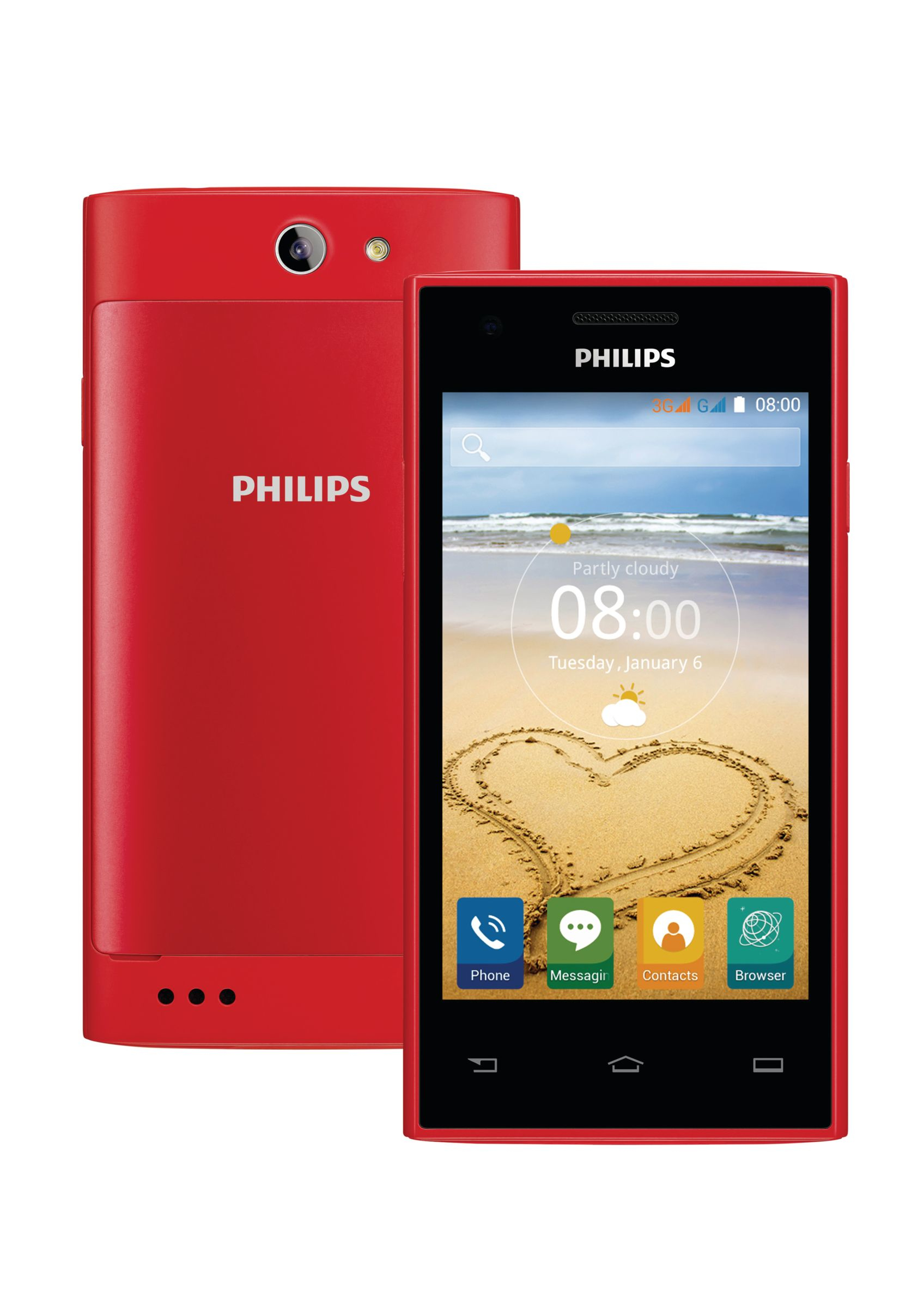 Philips CTS309RD/94 smartphone