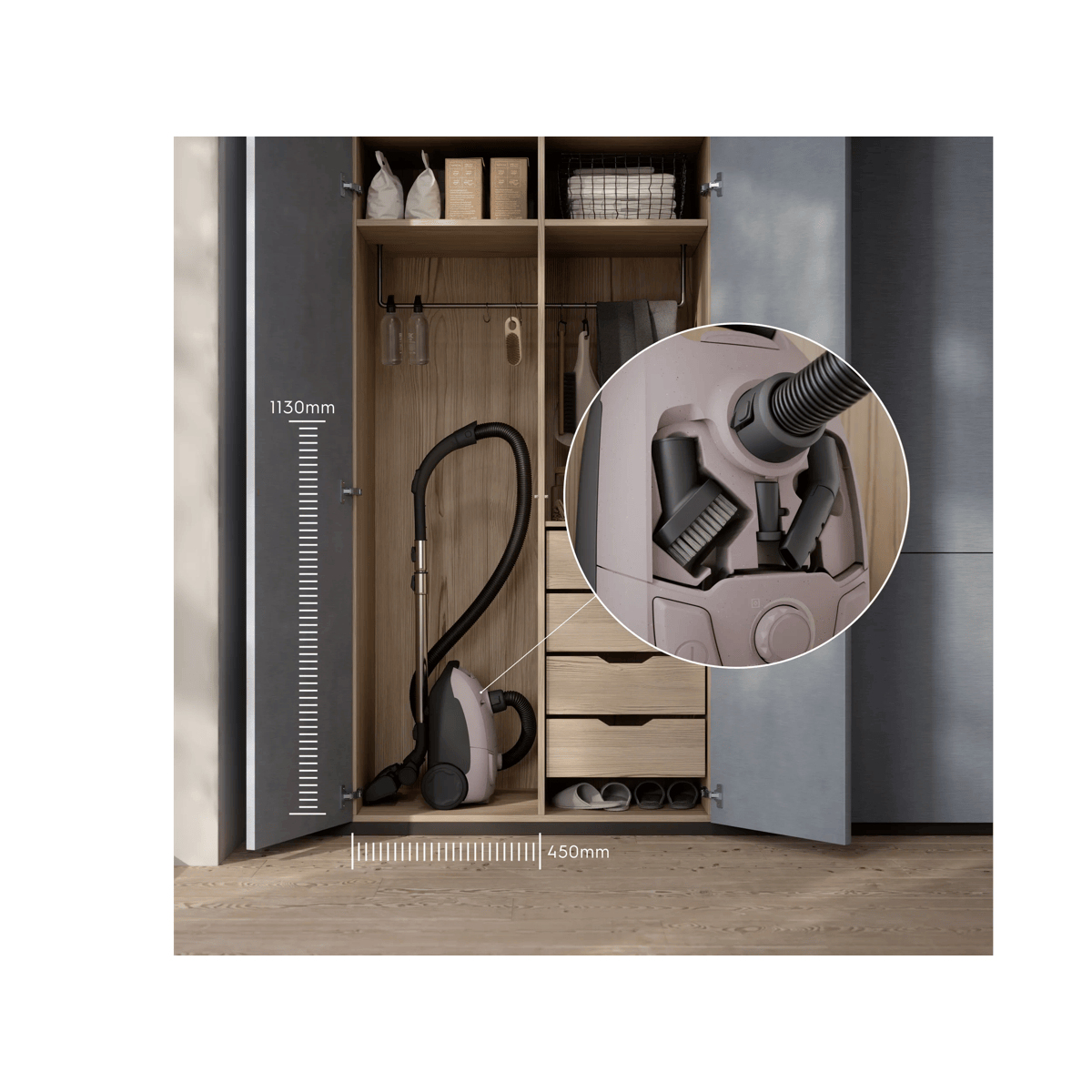 Electrolux EB51C1WP 3 L Cylinder vacuum Dry 750 W Bagless – image 9