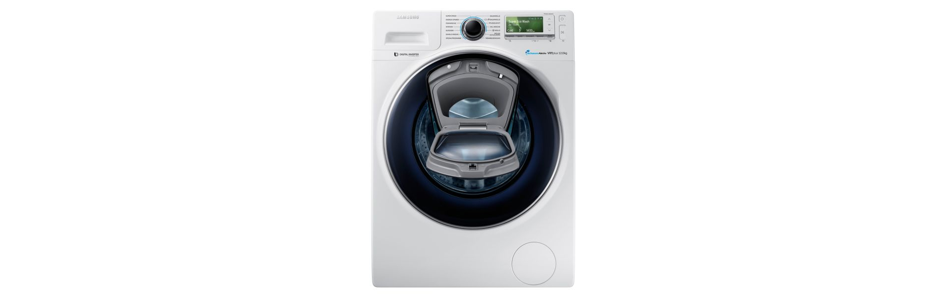 Samsung WW12K8402OW washing machine Front-load