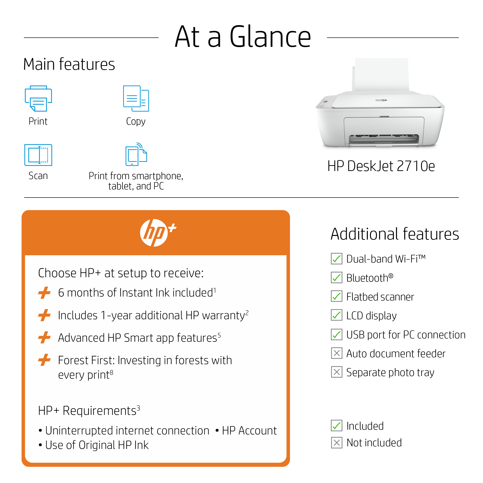 HP DeskJet 2710e AiO Printer – image 7