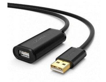 Cable de Extensión Activo USB 20 / 30 Metros / Macho-Hembra / Booster individual FE11S incorporado / Velocidad de hasta 480 Mbps / Ideal para impresoras consolas Webcam etc 10326 - 10326