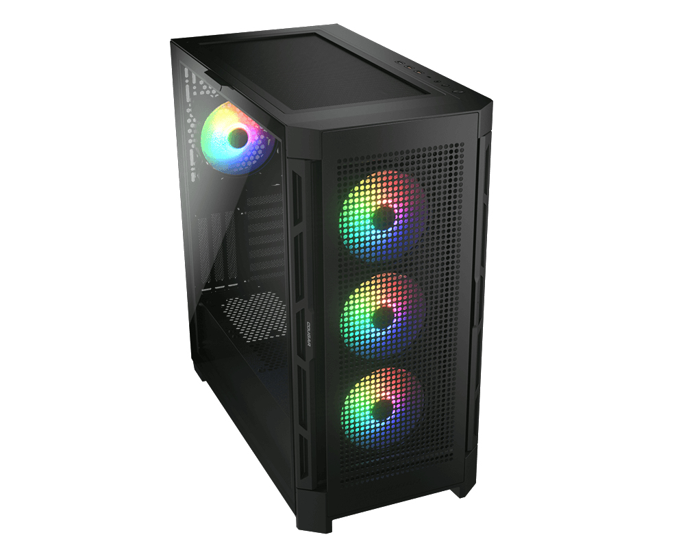 Gabinete Gamer COUGAR Airface Pro RGB - Media Torre - ATX/Micro ATX/Mini ITX/CEB/E-ATX - Panel Lateral - 385AD10.0003 Gabinete Gamer COUGAR Airface Pro RGB - Media Torre - ATX/Micro ATX/Mini ITX/CEB/E-ATX - Panel Lateral - 385AD10.0003