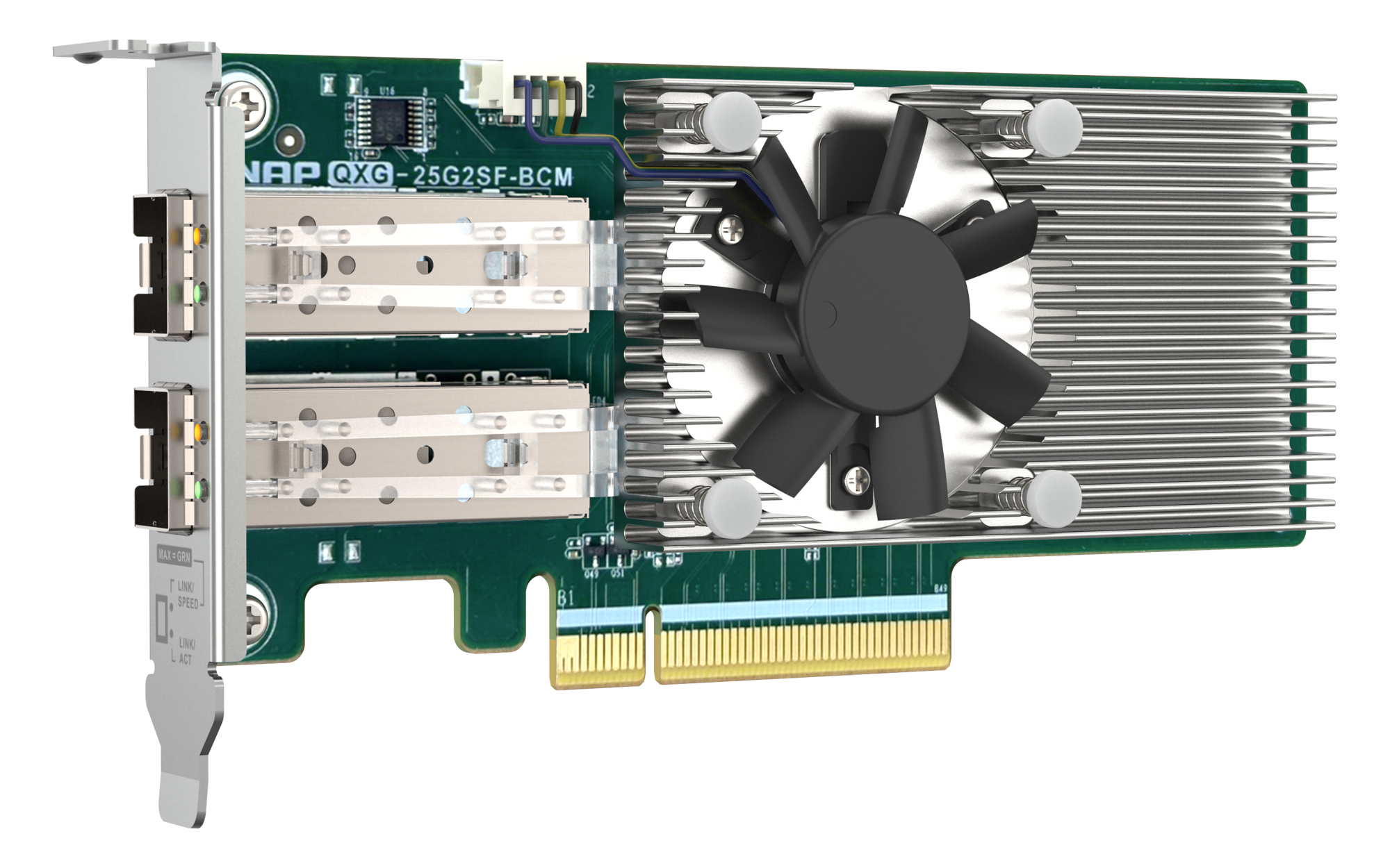 QNAP QXG-25G2SF-BCM network card Internal Fiber 25000 Mbit/s – image 4