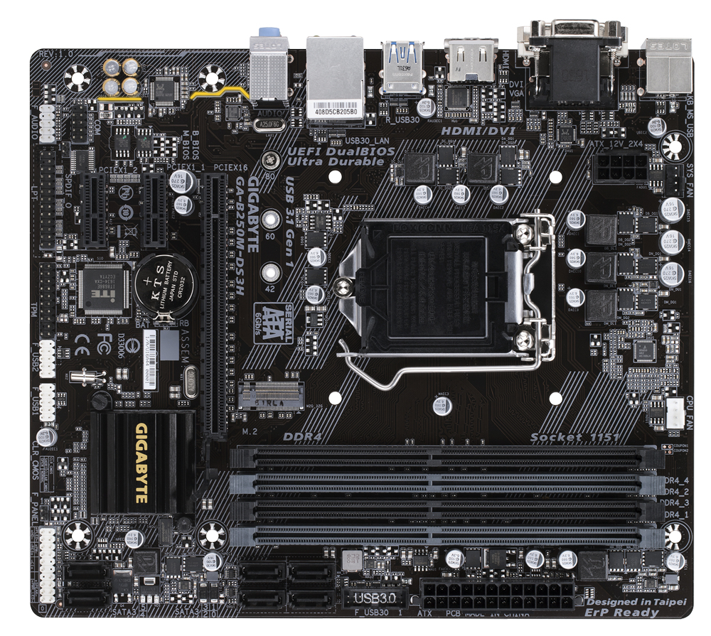 GIGABYTE GA-B250M-DS3H (rev. 1.0) – image 2