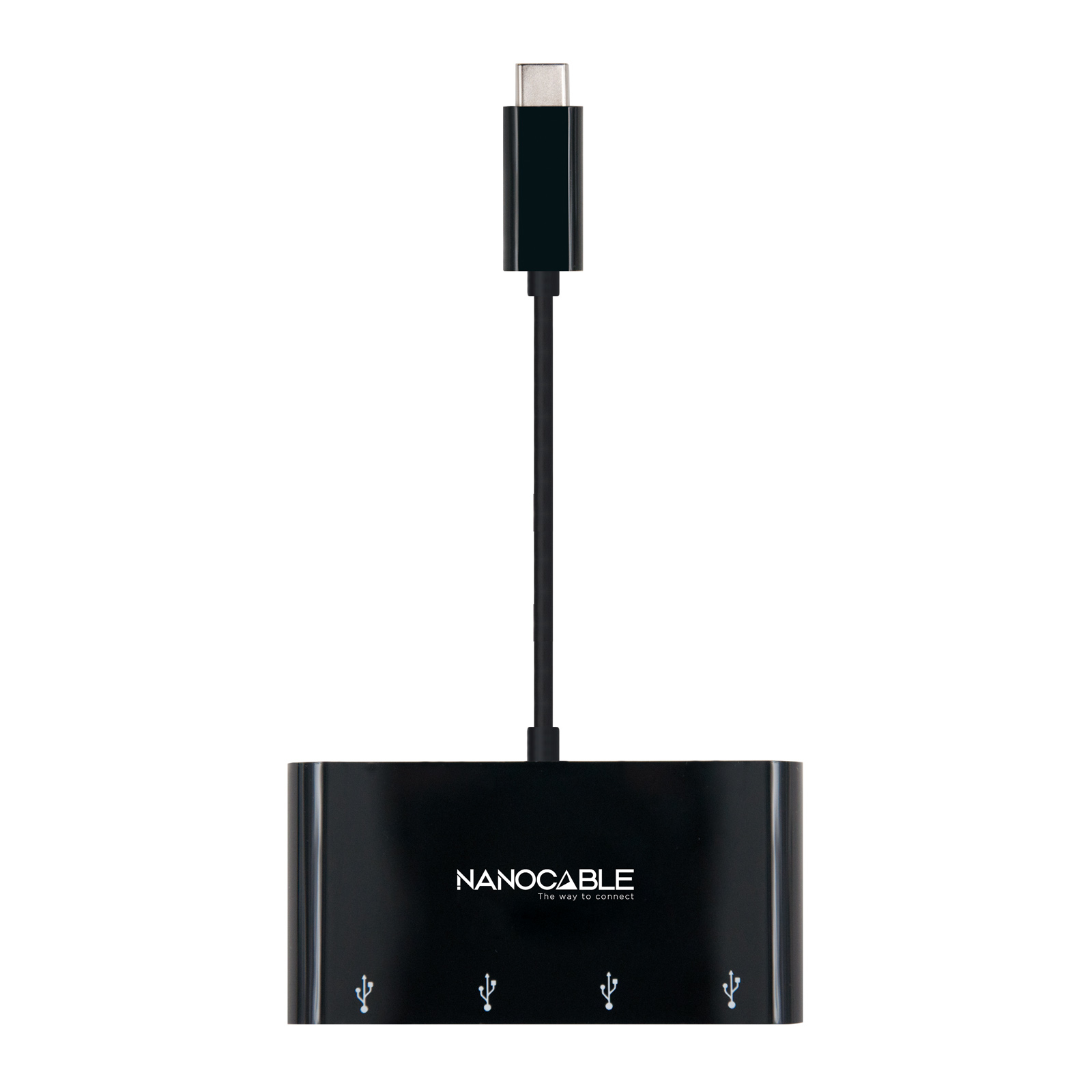 Nanocable 10.16.4401-BK interface hub USB 3.2 Gen 1 (3.1 Gen 1) Type-C Black – image 3