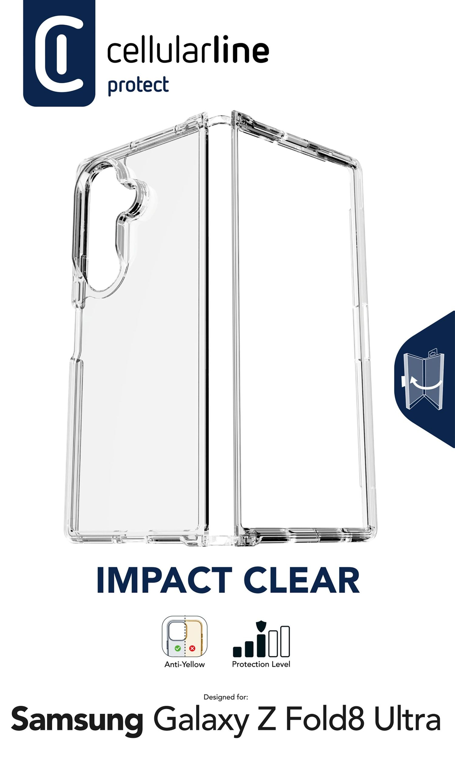 Cellularline Impact Clear - Galaxy Z Fold8 Ultra – image 6