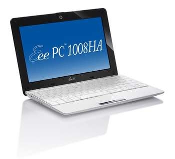 ASUS Eee PC 1008HA-WHI006S netbook Intel Atom® N280