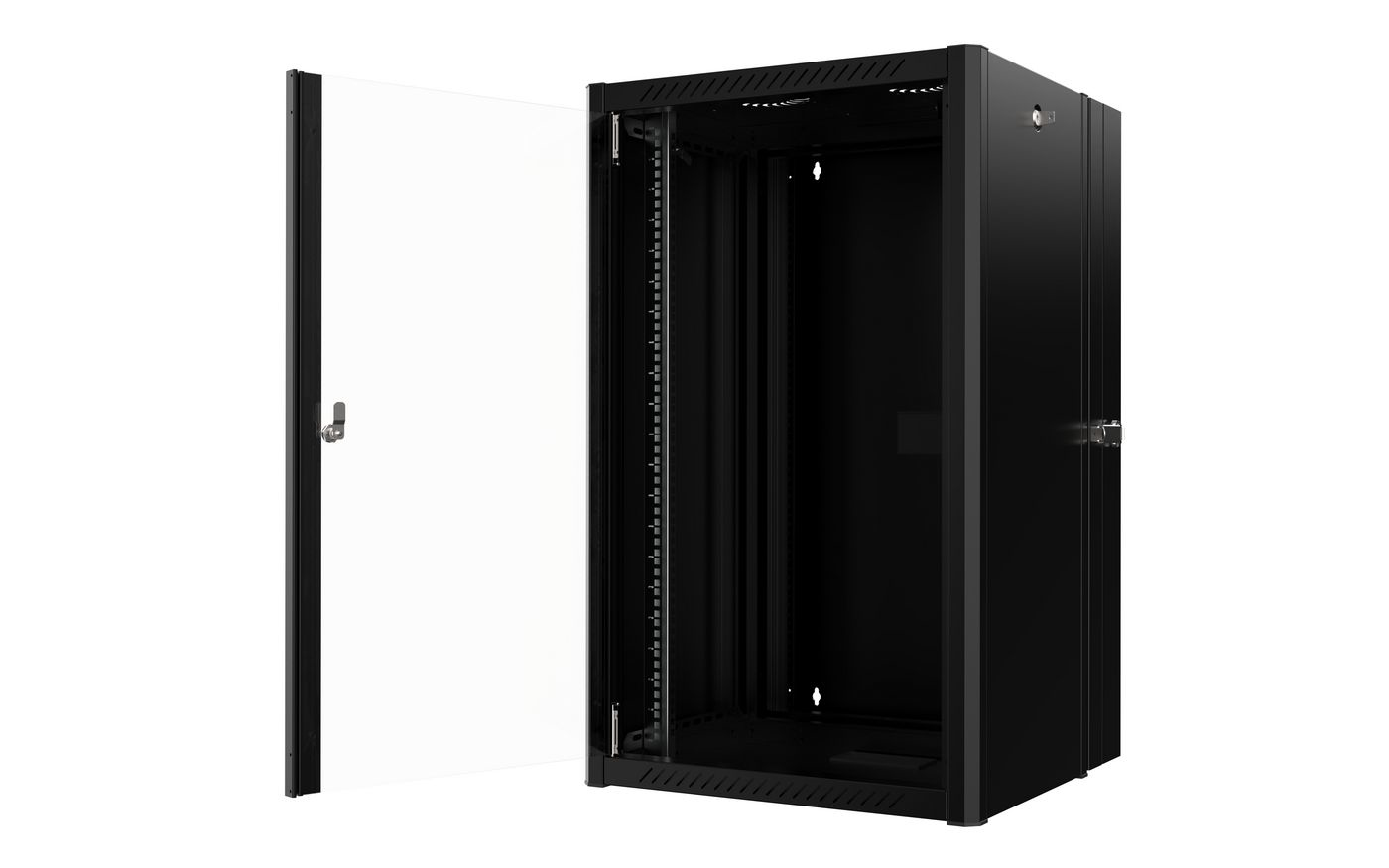 Lanview RWP20U45BL-D rack cabinet 20U Wall mounted rack Black – image 3