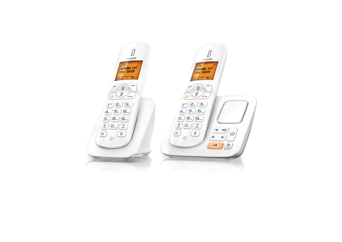 Philips CD2852W DECT telephone Caller ID White – image 2
