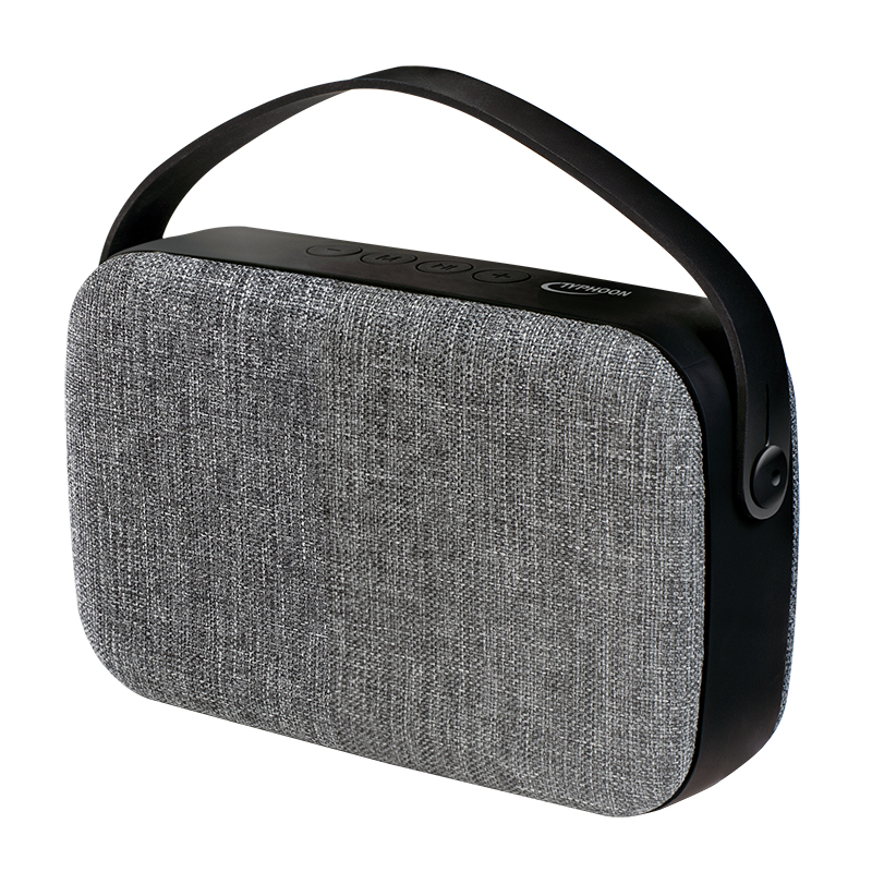 LogiLink TM042 portable/party speaker Stereo portable speaker Black, Grey