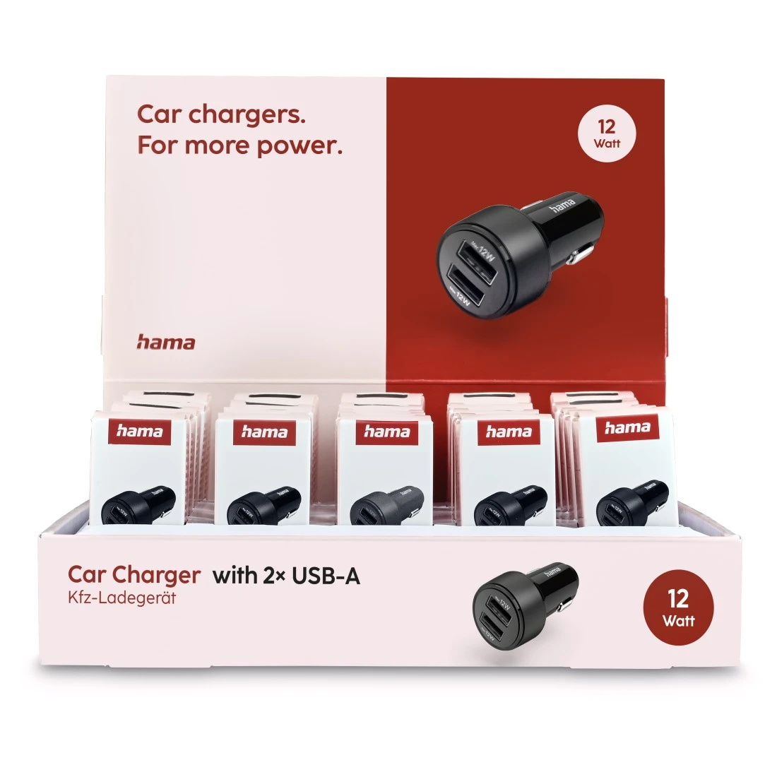 Hama 00201950 mobile device charger Smartphone, Tablet Black, Cherry colour, Grey Cigar lighter Auto – image 2